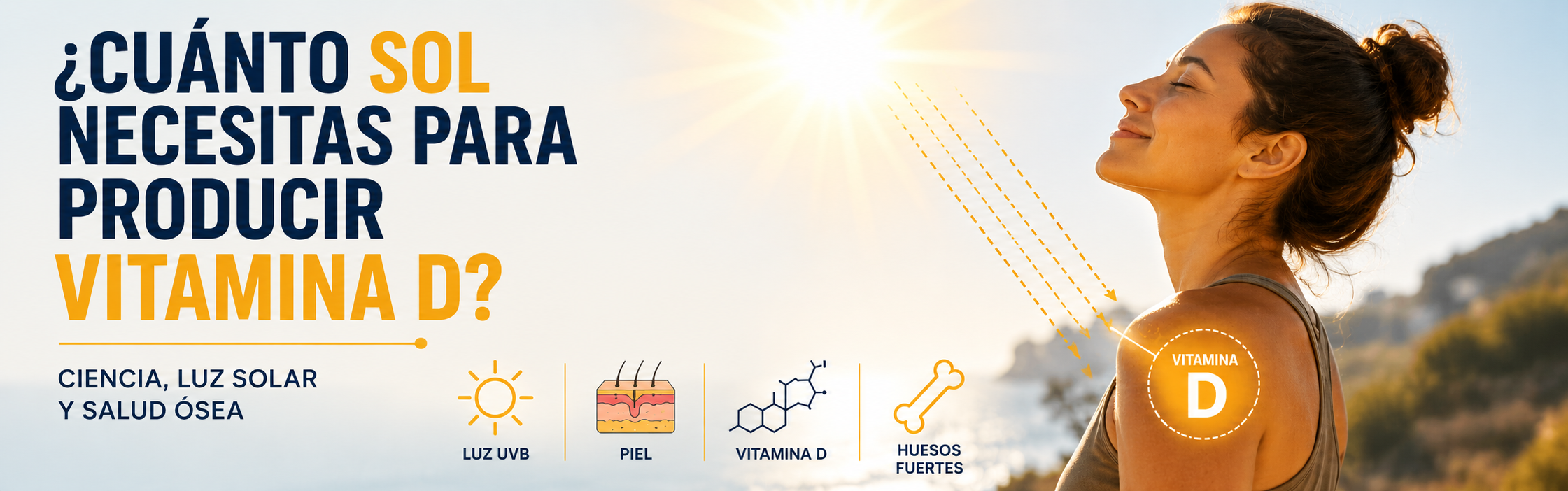 Cuánto sol necesitas para producir vitamina D